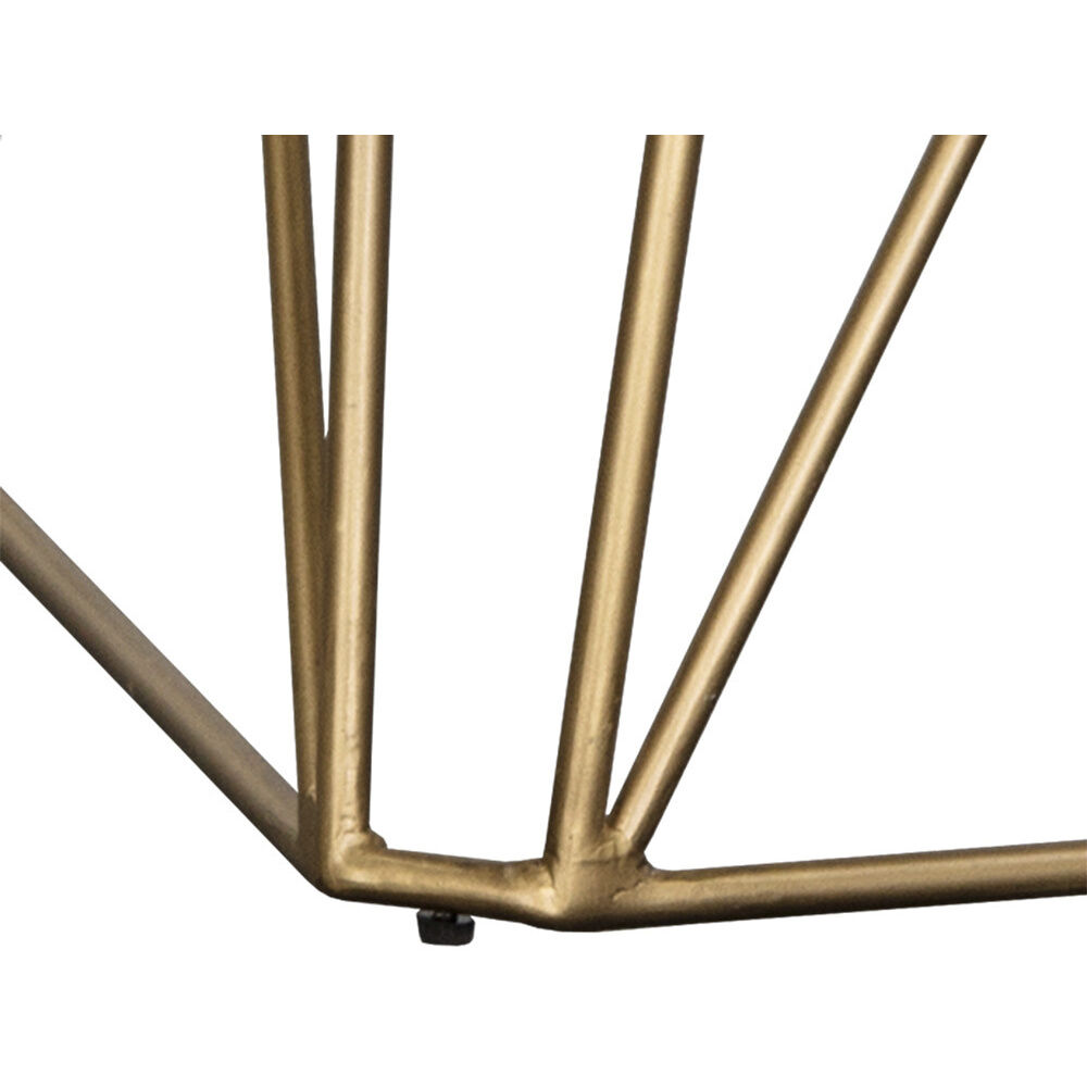 Ursula 78 X 36 inch Cappuccino / Antique Brass Dining Table